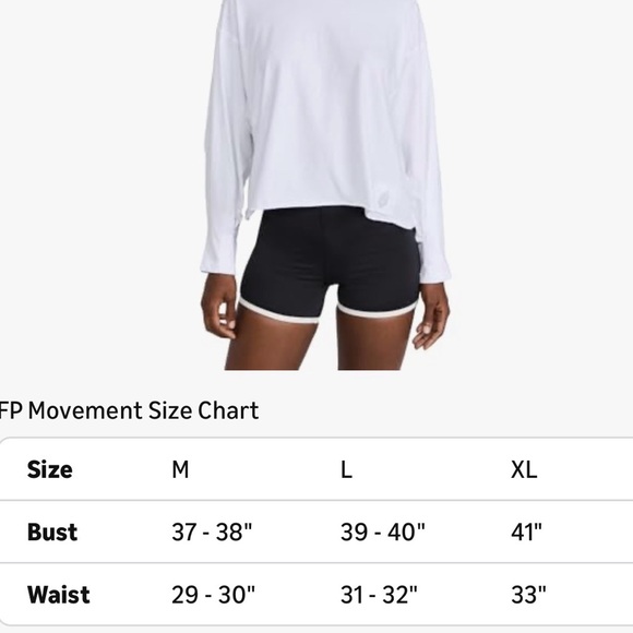 FP Movement (by Free People) Boxy, White, long sleeved, layering shirt - Picture 3 of 7